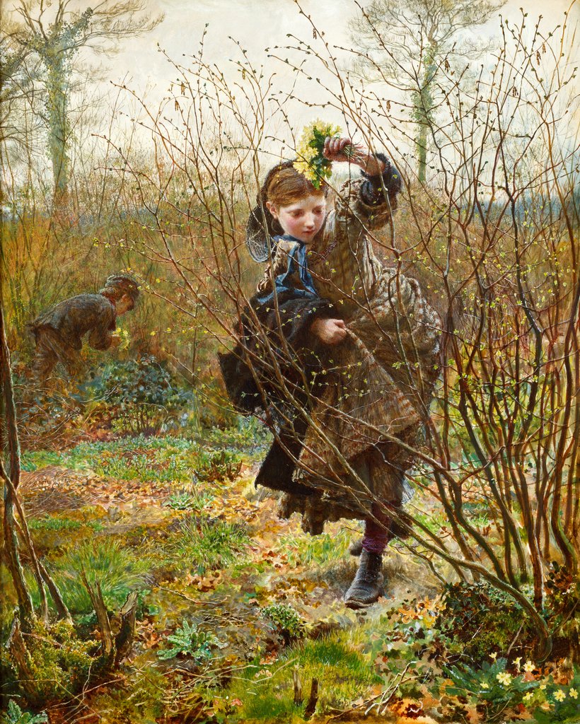Detail of Spring by Frederick Walker