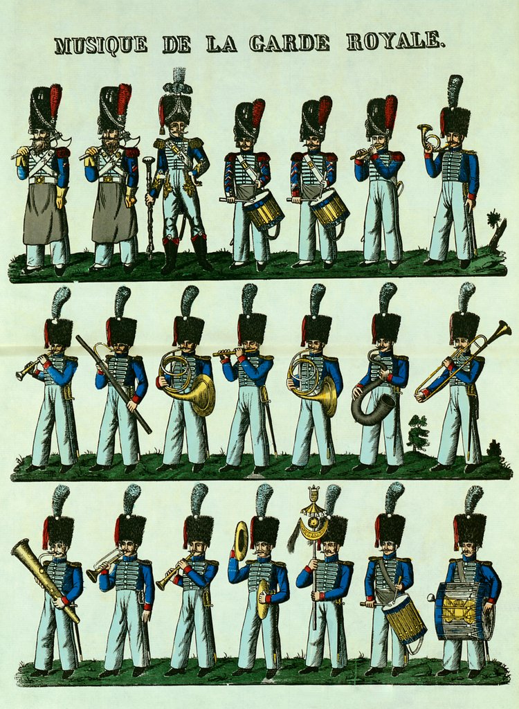 Detail of Musique de la Garde Royale by Anonymous