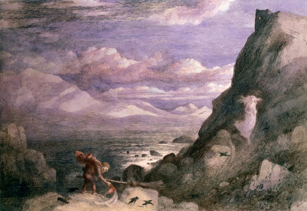 Detail of The Witches Home by Richard Doyle