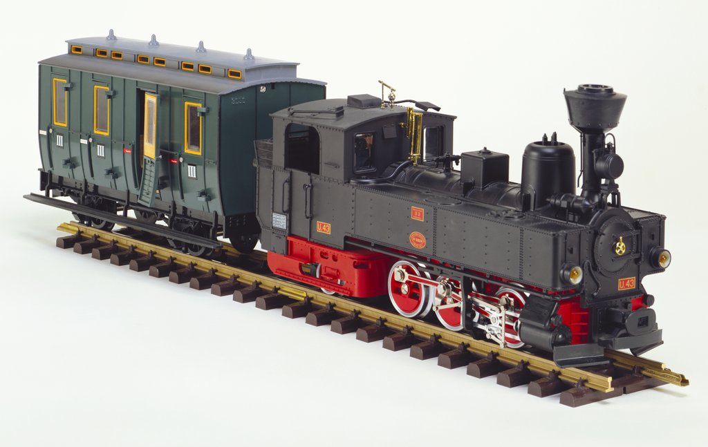 Detail of Toy train by Ernst Paul Lehmann