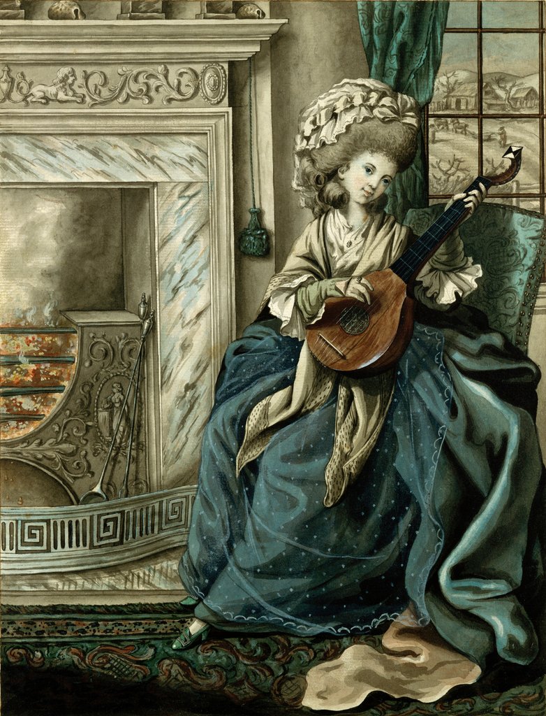 Detail of February by Robert Dighton