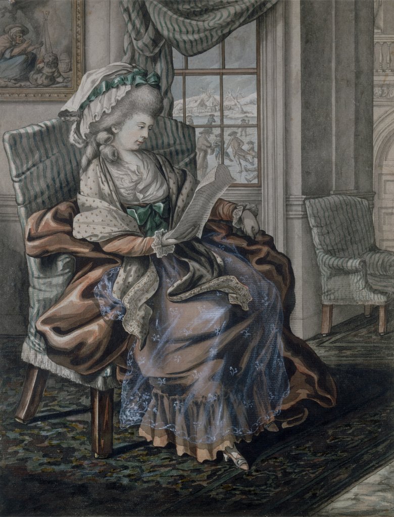 Detail of January by Robert Dighton