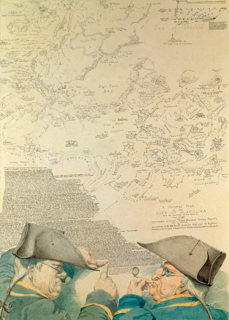 Detail of Sketch to illustrate the Palsions patriotism by Richard Dadd