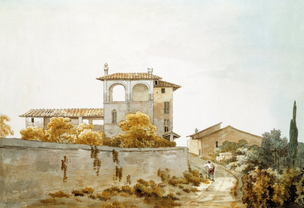 Detail of An Italian Villa by William Pars