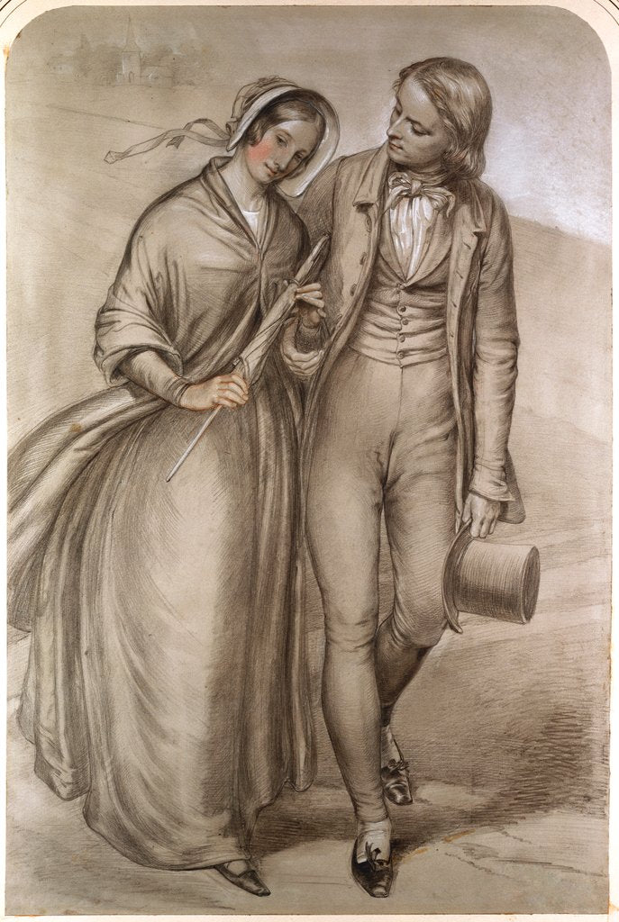Detail of The Wedding Morning by Richard Redgrave