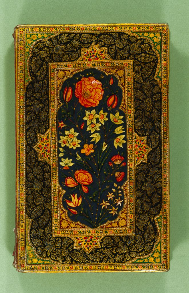 Detail of Back Cover of a manuscript by Nizami