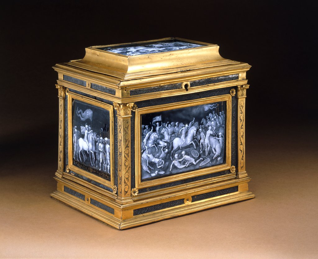 Detail of Casket by Marcantonio Raimondi