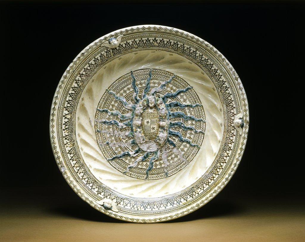 Detail of Plate by Bernard Palissy