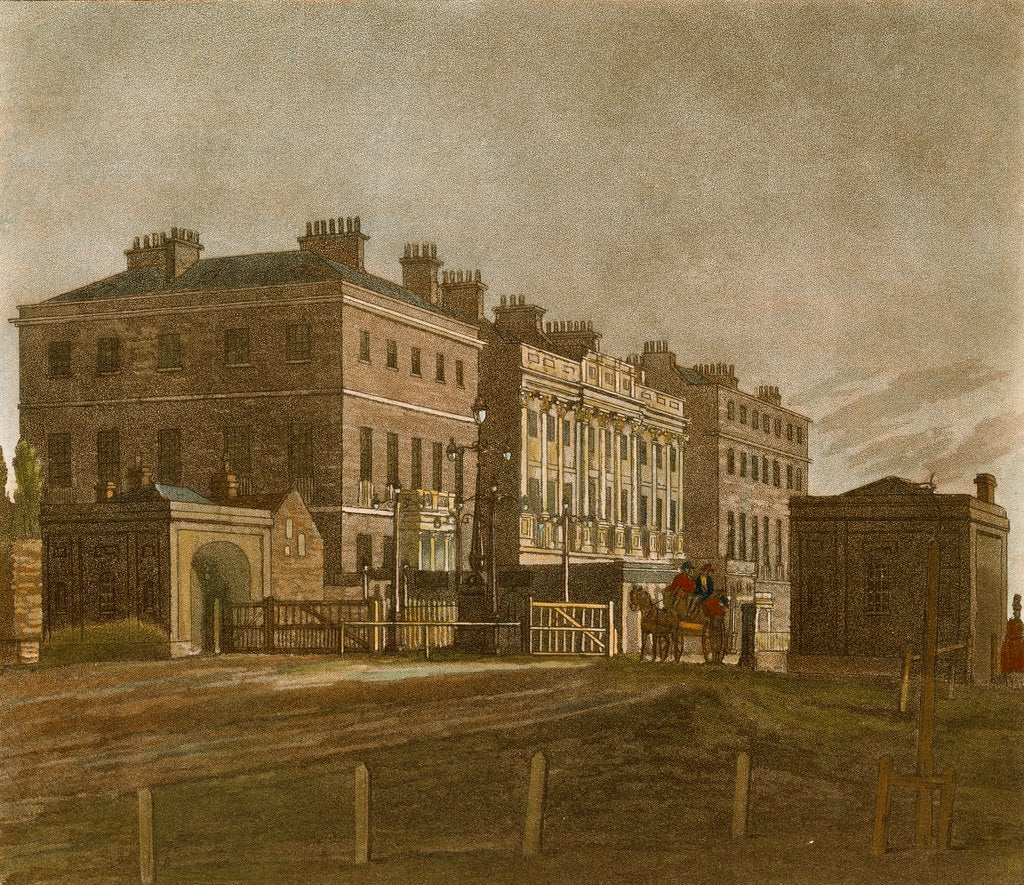 Detail of View of Hyde Park Corner showing Apsley House by Unknown