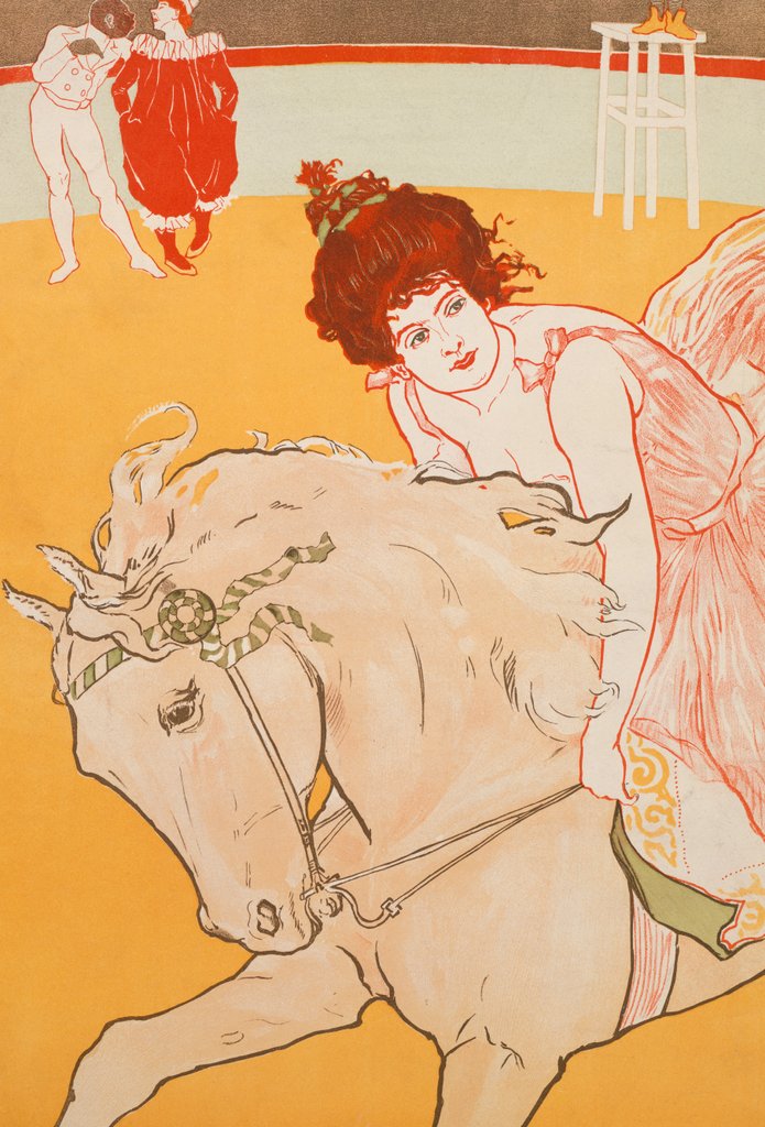 Detail of Equestrienne by Anonymous