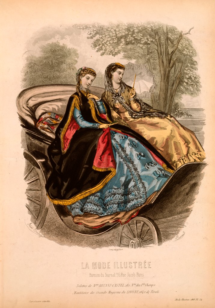 Detail of Day dresses. France, mid-19th century by Unknown
