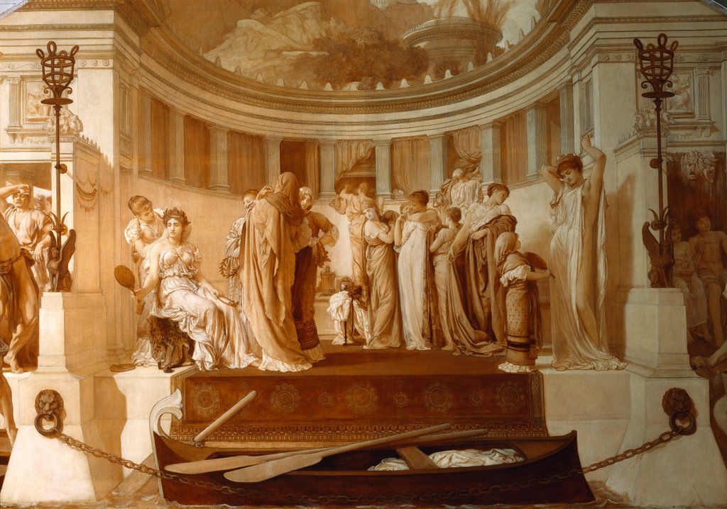 Detail of Cartoon of the Industrial Arts as Applied to Peace by Frederic Leighton