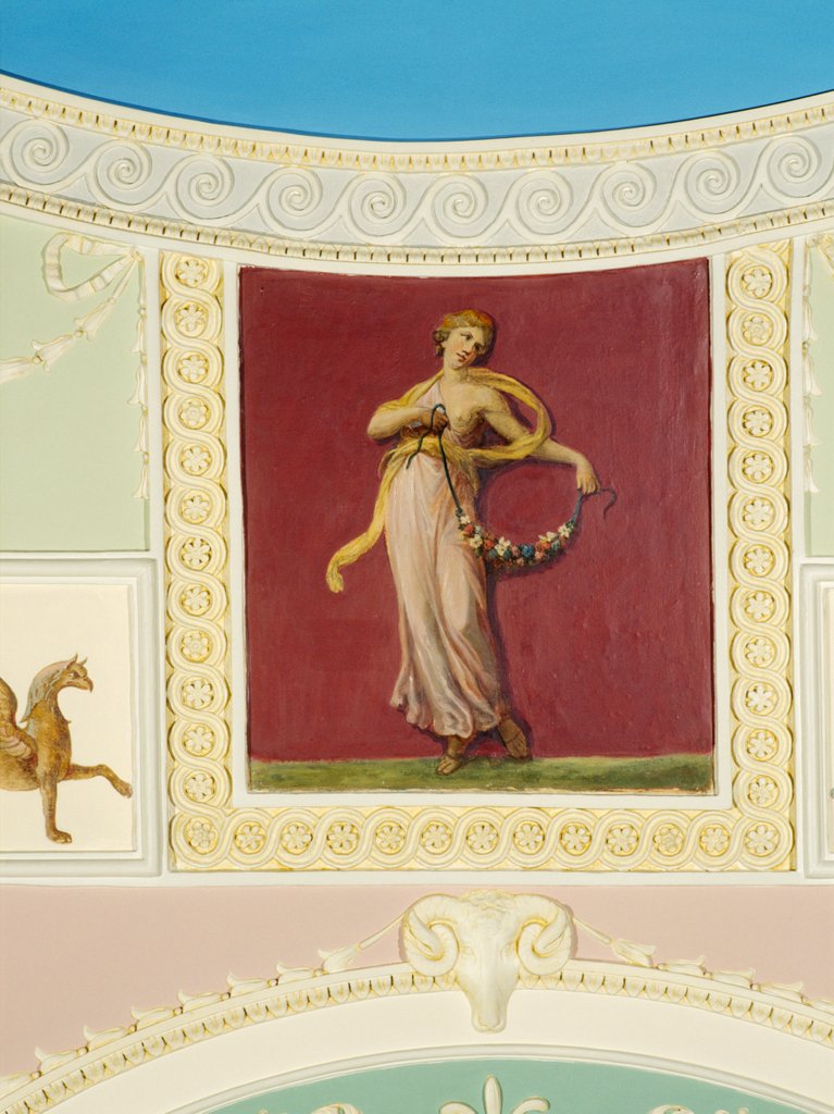 Detail of Ceiling design by Robert Adam