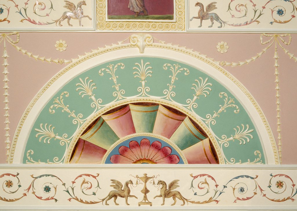 Detail of Adelph ceiling by Robert Adam