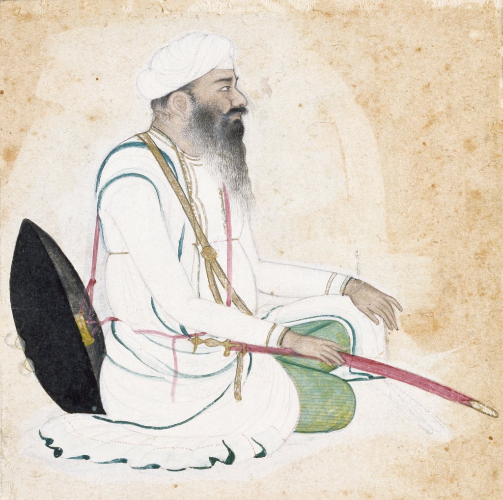 Detail of Sikh Sardar by Unknown