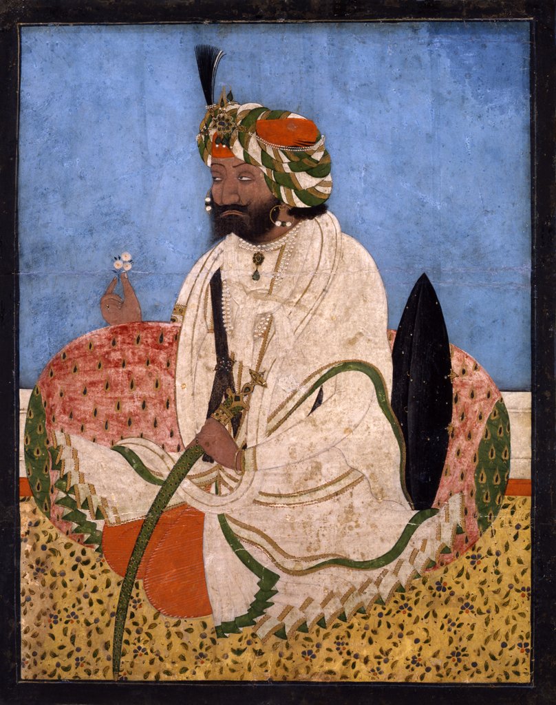 Detail of Maharajah Gulab Singh of Jammu and Kashmir by Unknown