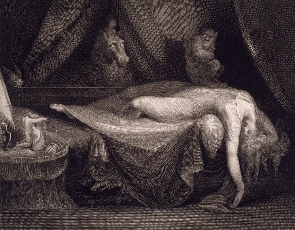 Detail of Proof of The Nightmare by Henry Fuseli