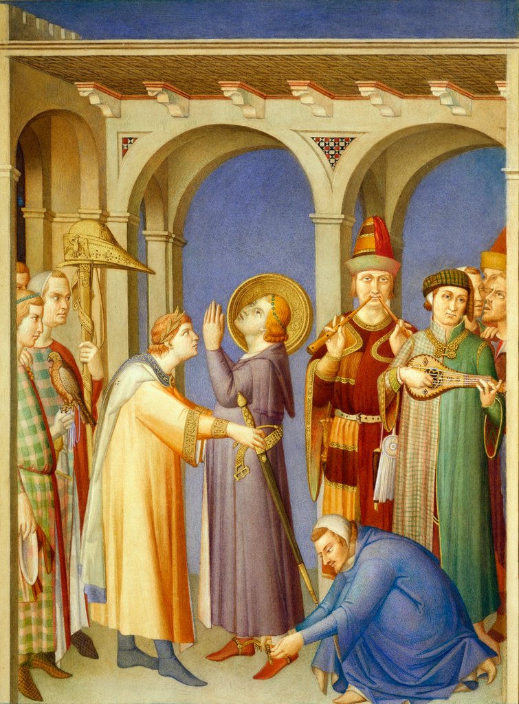 Detail of St Martin Renouncing the Emperor's Service by Edward Kaiser