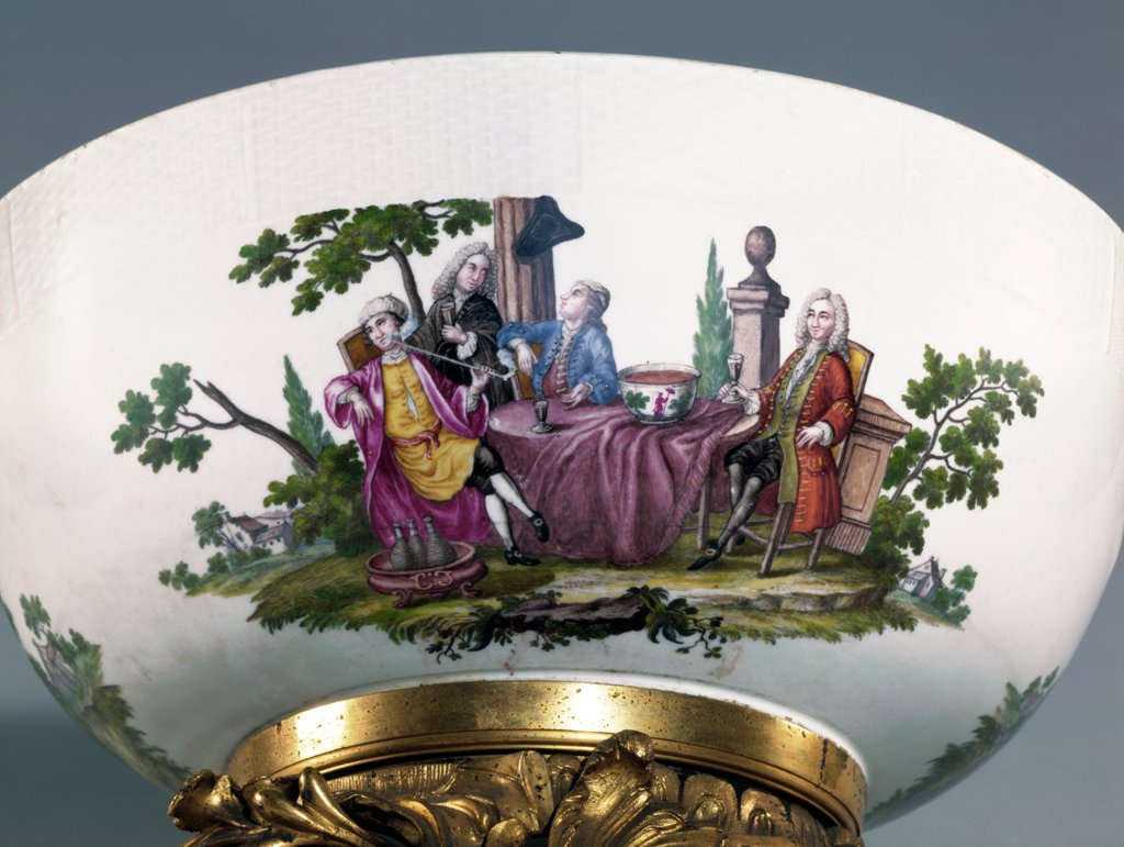 Detail of Punch Bowl and Lid by Unknown