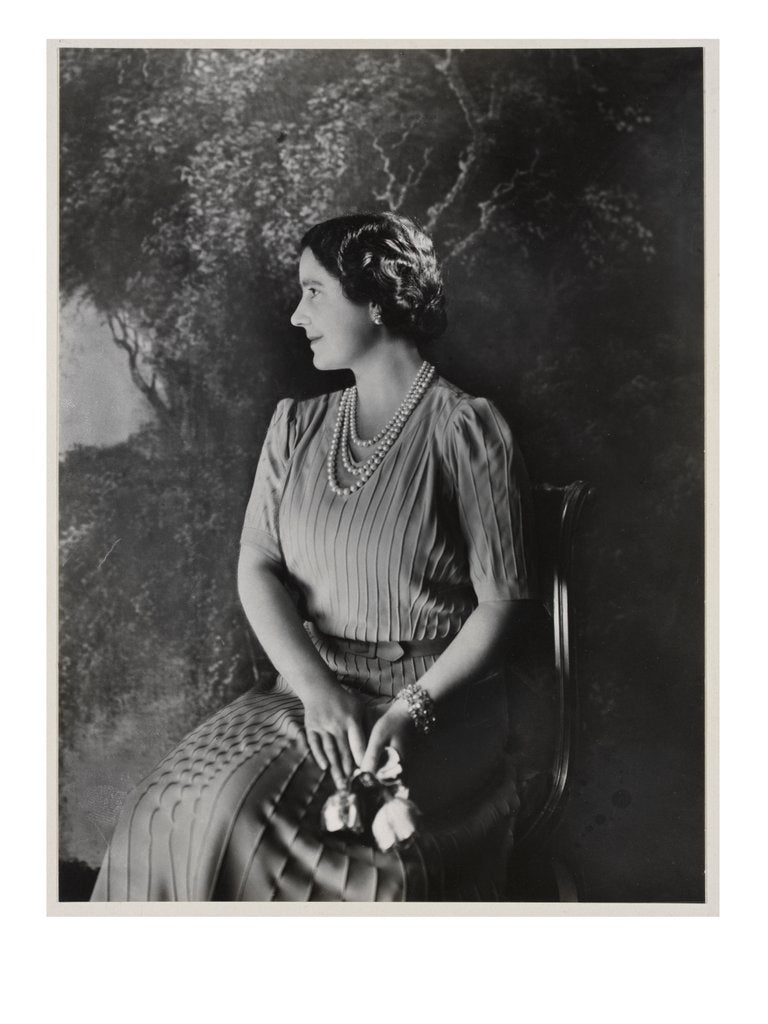 Detail of Queen Elizabeth, The Queen Mother by Cecil Beaton