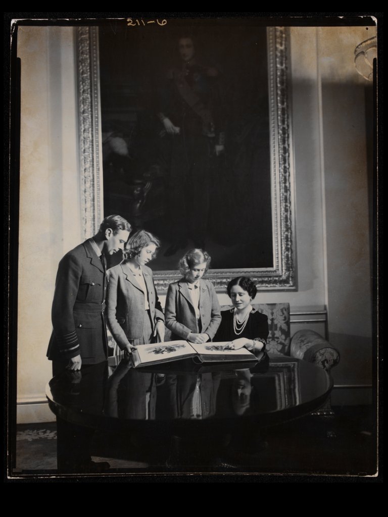Detail of King George VI and family by Cecil Beaton