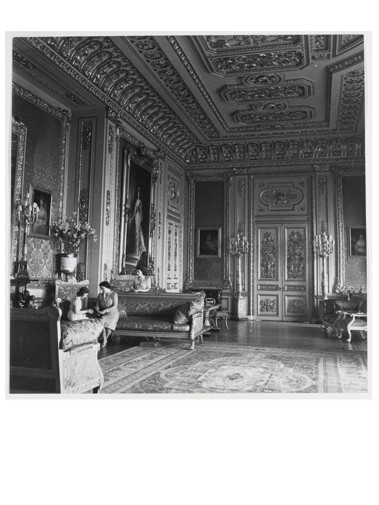 Detail of The Queen Mother, Princesses Elizabeth and Margaret by Cecil Beaton
