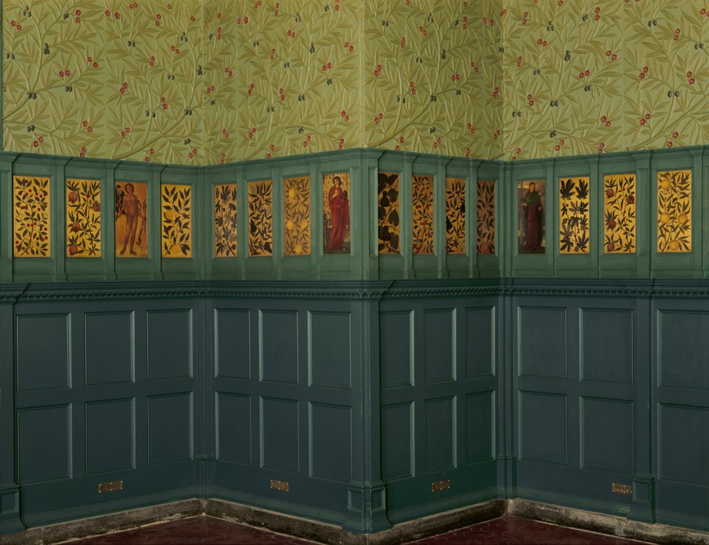 Detail of General view of The Green Dining Room by Anonymous