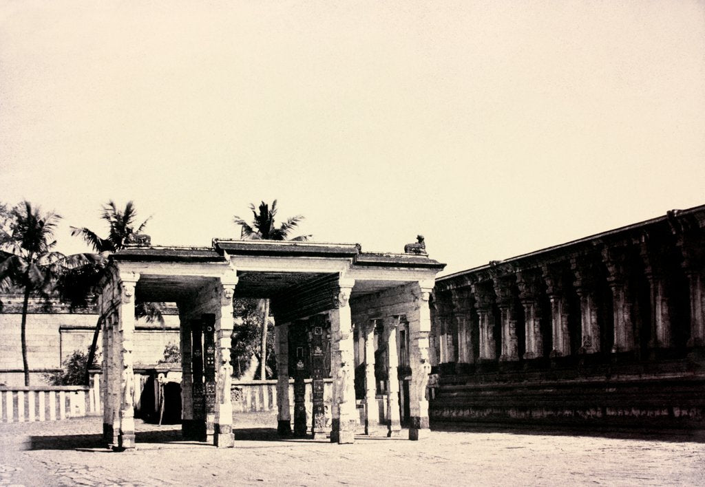 Detail of Tatta Suddhi Mundapam by Captain Linnaeus Tripe