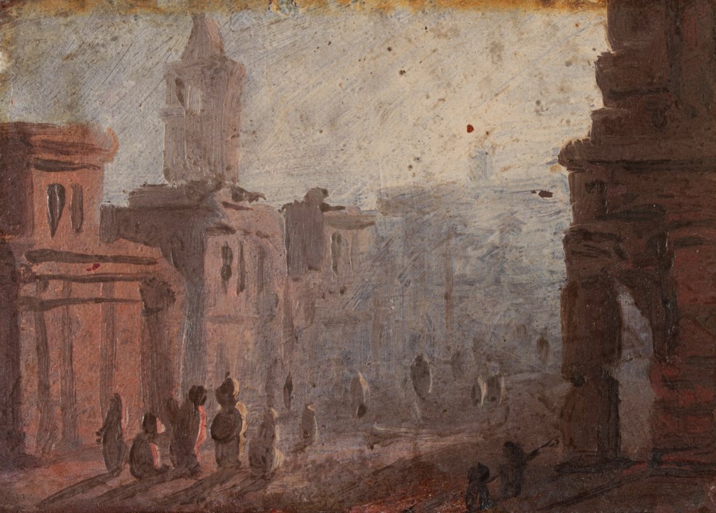 Detail of Cityscape by Benjamin West