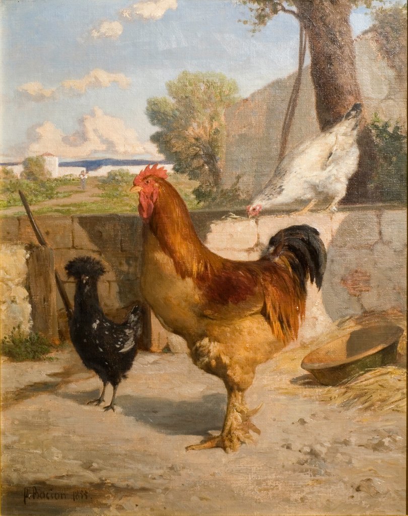Detail of Poultry by François Bocion