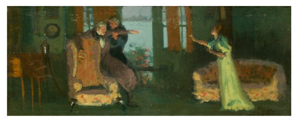 Detail of Sowing the Wind performance by Walter Richard Sickert