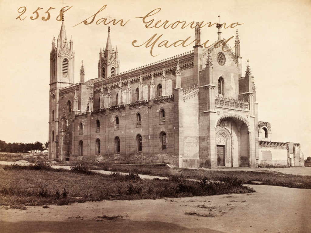 Detail of San Geronimo, Madrid by Francis Frith & Co.
