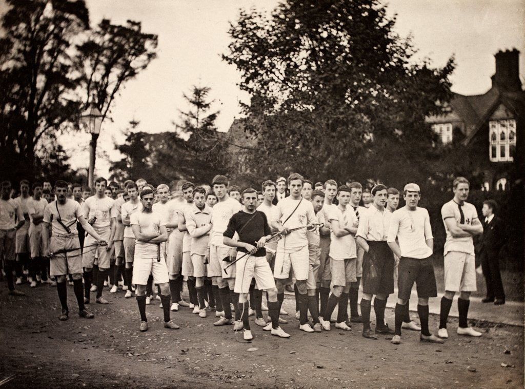 Detail of Royal Shrewsbury School Hunt by F.R. Armytage