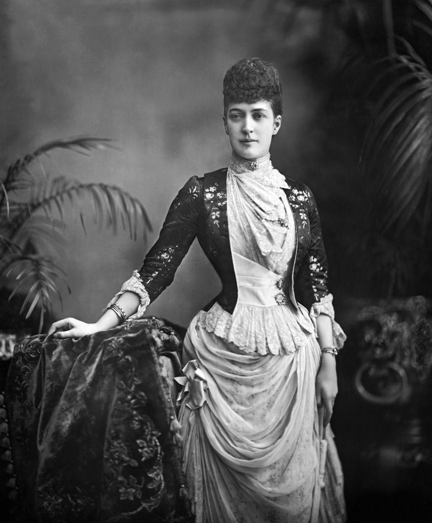 Detail of Princess Alexandra of Denmark by Lafayette Portrait Studios