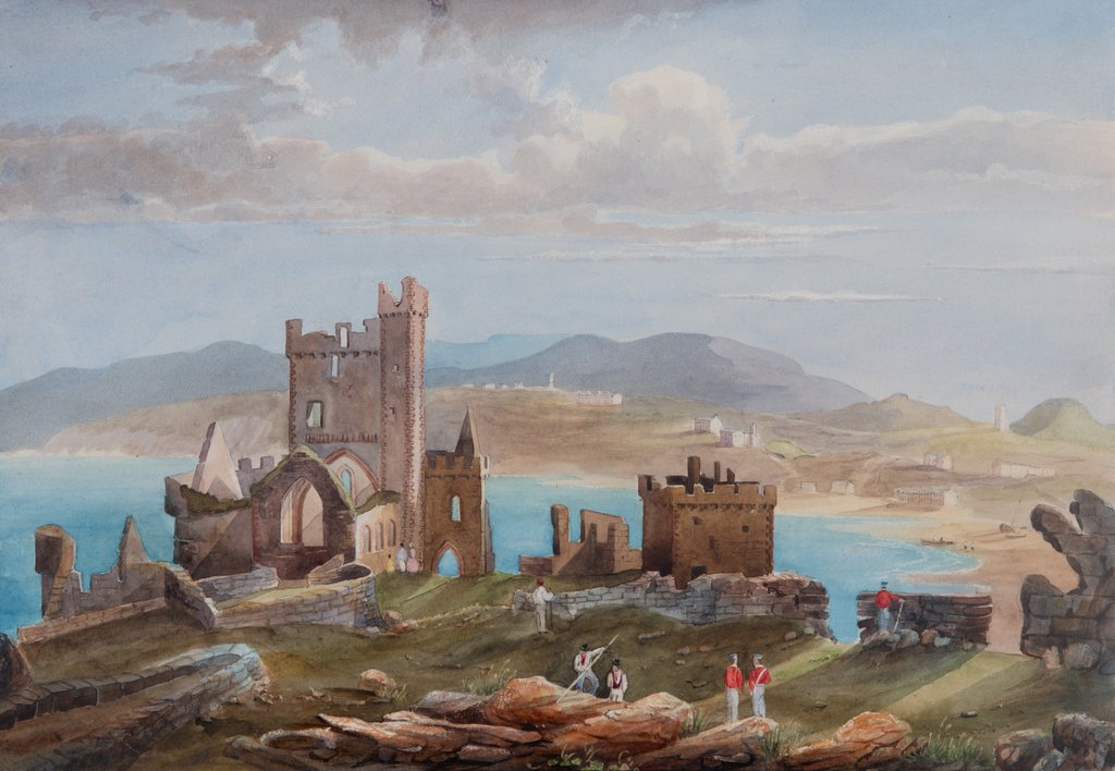 Detail of Watercolour Painting of Peel by Sarah Johnson