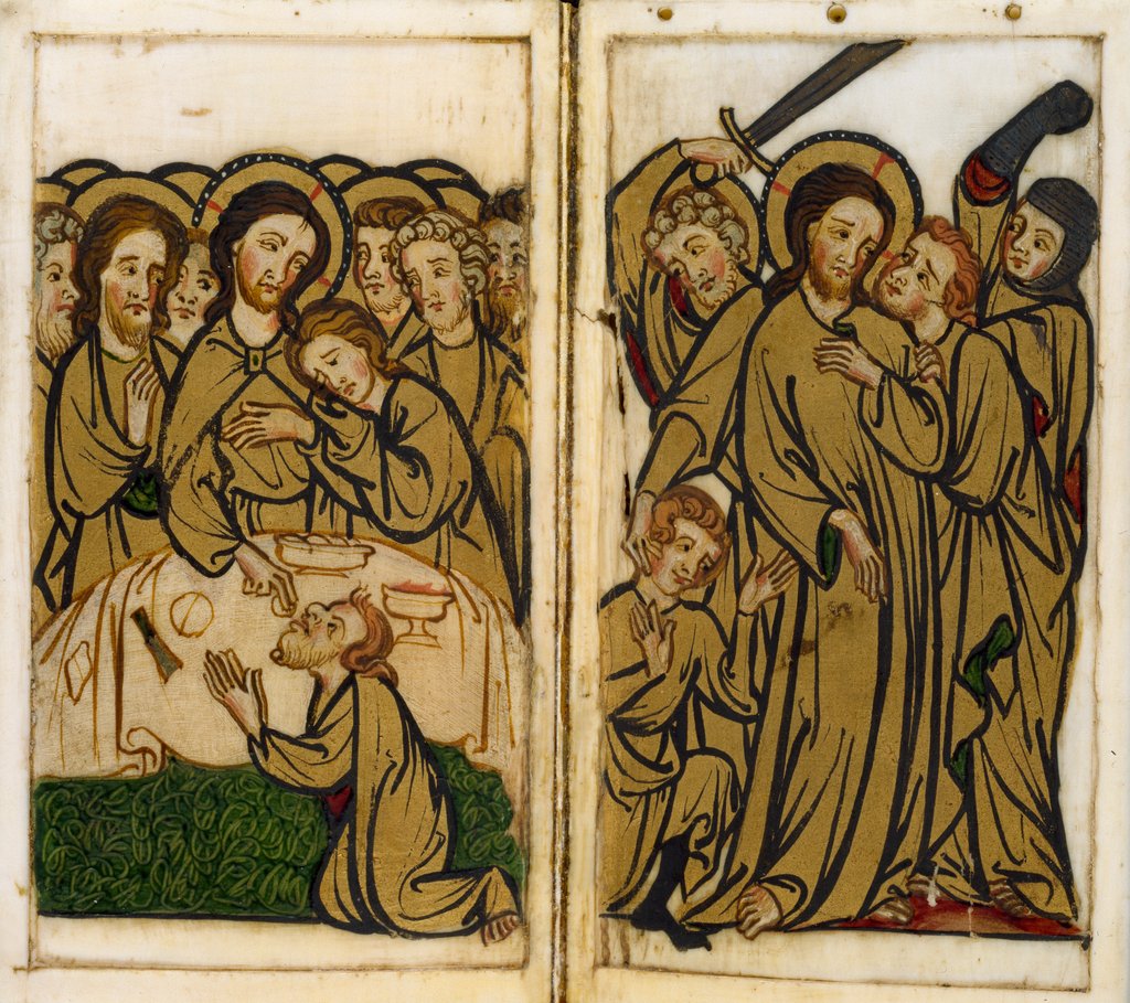 Detail of Devotional booklet, The Stigmata of Christ. North Rhine Westphalia, Germany, early 14th century by Unknown