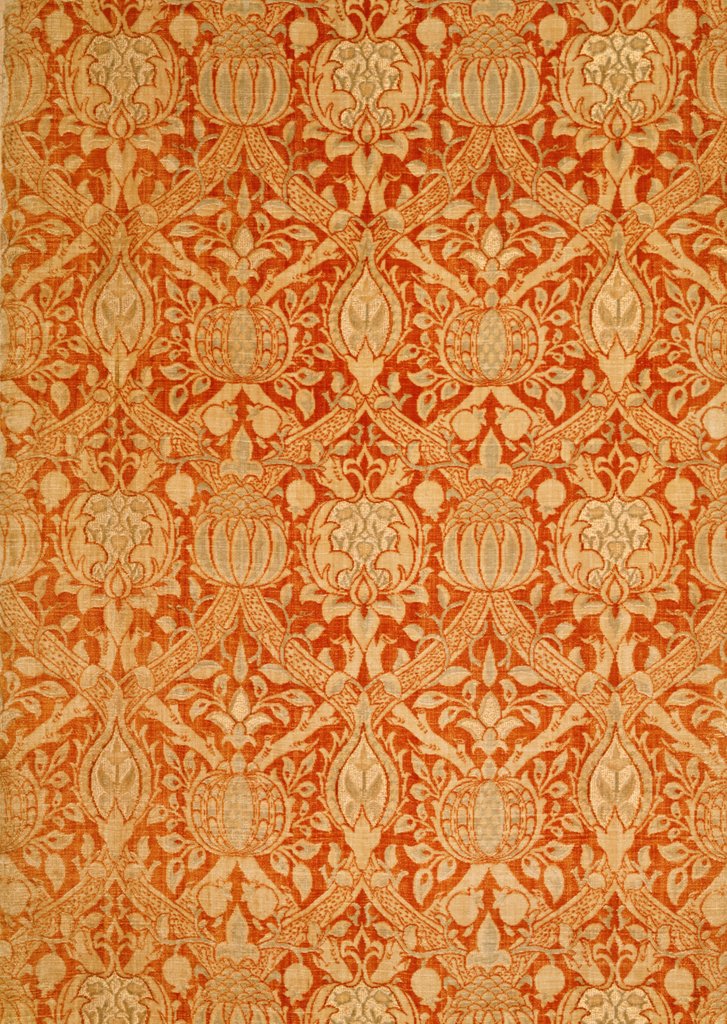 Detail of Granada furnishing fabric by William Morris