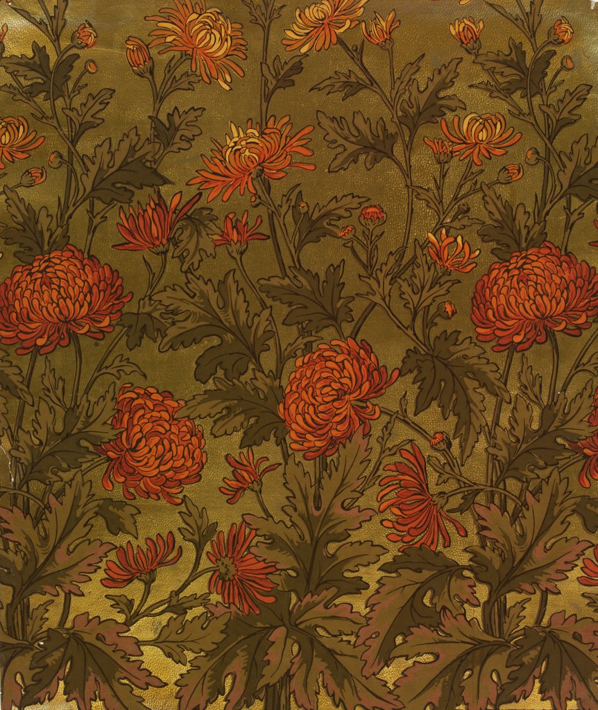 Detail of Wallpaper by Walter Crane