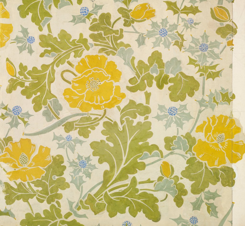 Detail of Wallpaper by Charlotte Horne Spiers