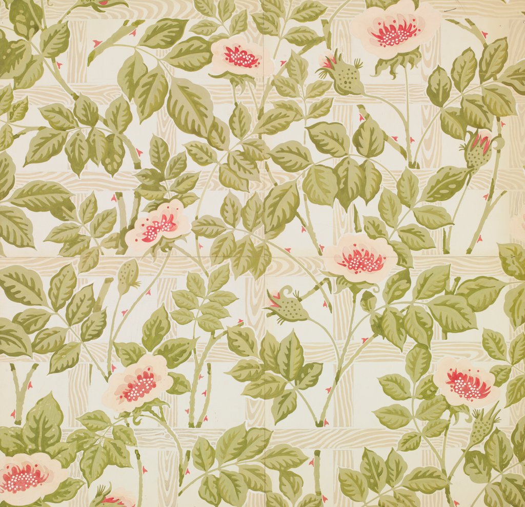 Detail of Wallpaper by Unknown