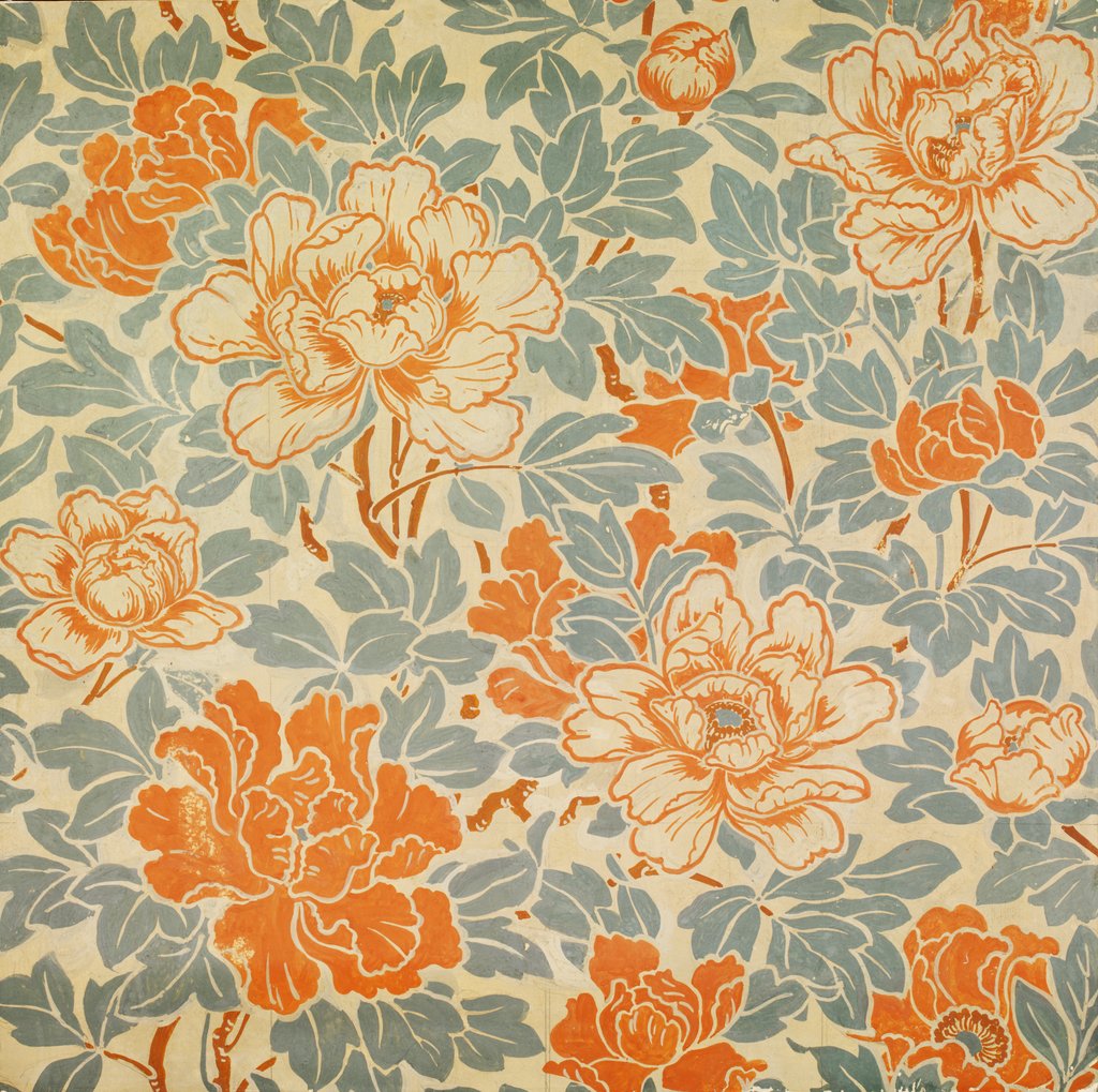 Detail of Wallpaper by Charlotte Horne Spiers