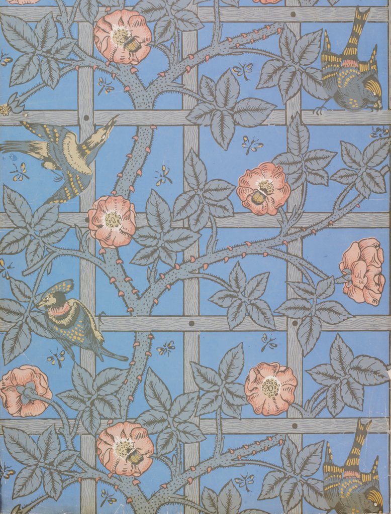 Detail of Wallpaper by William Morris