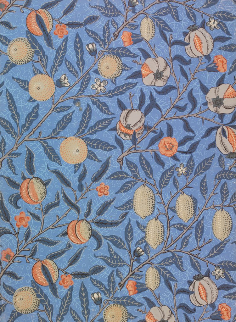 Detail of Wallpaper by William Morris