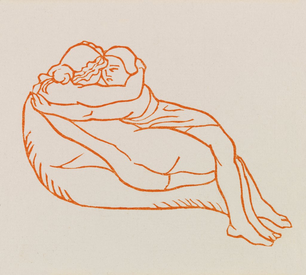Detail of Couple by Aristide Maillol
