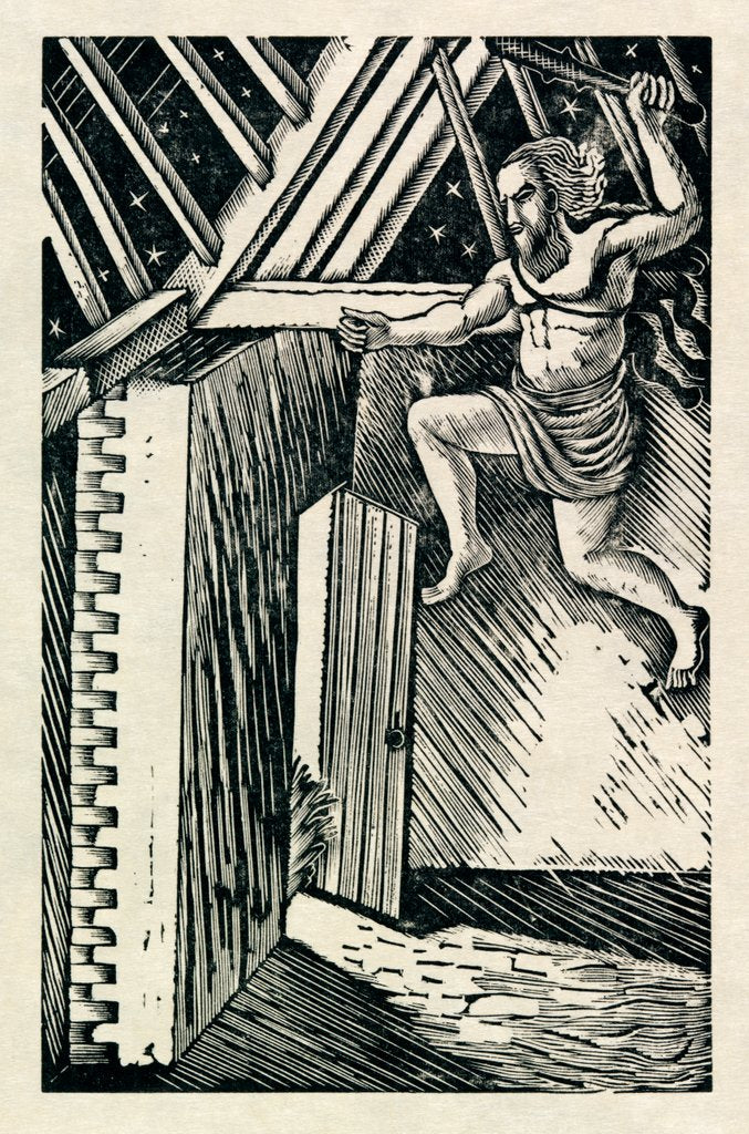 Detail of January by Eric Ravilious
