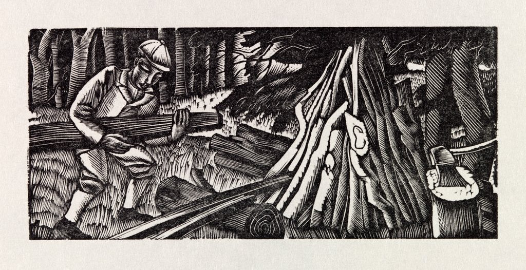 Detail of Illustration by Eric Ravilious