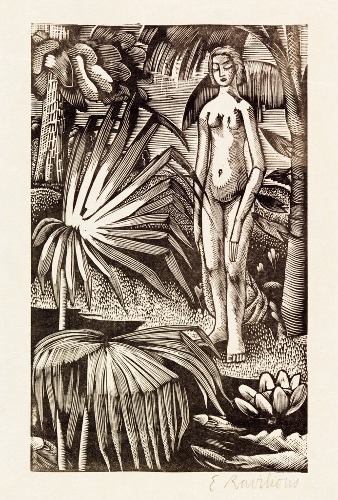 Detail of Illustration by Eric Ravilious