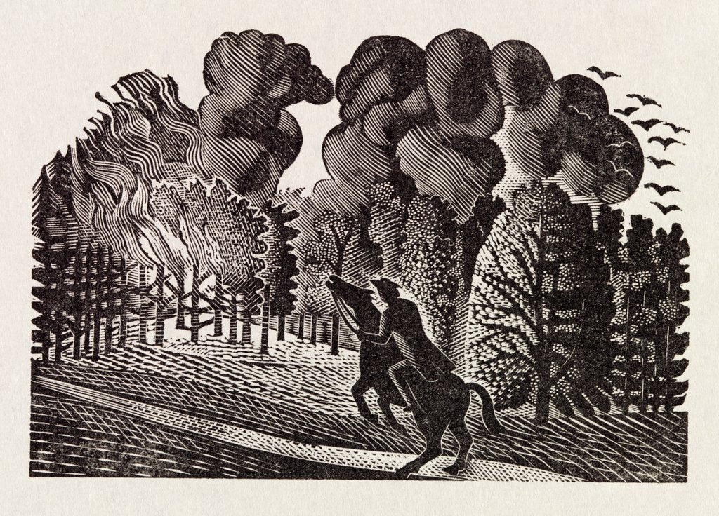 Detail of Illustration by Eric Ravilious
