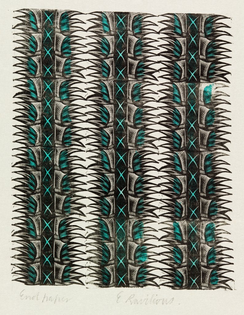 Detail of Endpaper by Eric Ravilious