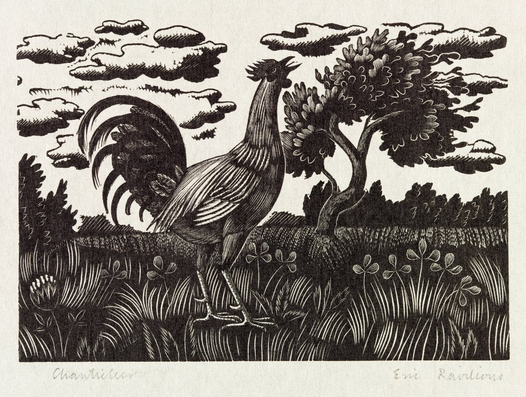 Detail of Chanticleer by Eric Ravilious